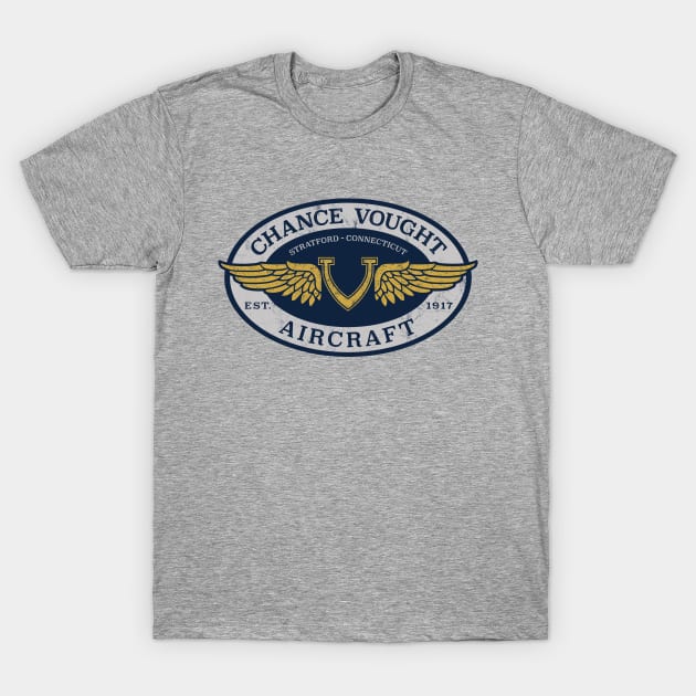 Vought Aircraft Logo T-Shirt by 909 Apparel